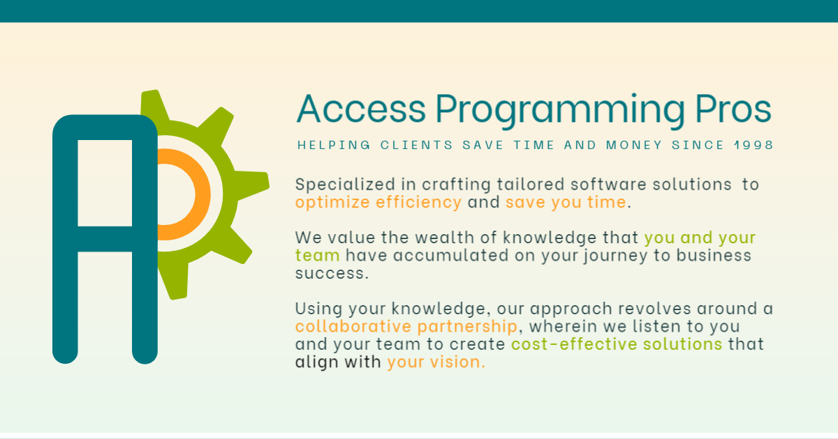Access Programming Pros